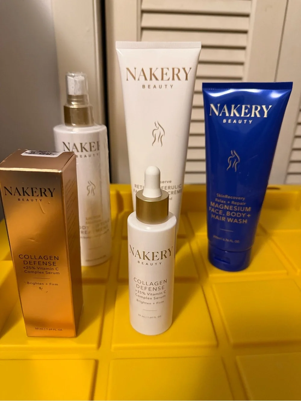 Nakery Beauty Retinol + Ferulic Face & Body Crème Bundle